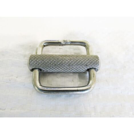 Webbing Strap Buckle with Knurled Bar Stainless Steel 50MM (Sliding Bar Marine)