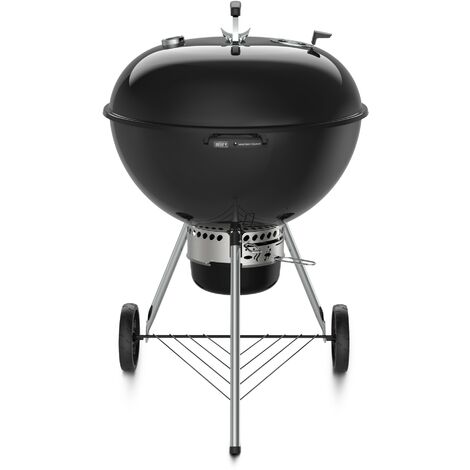 Weber – Barbecue à charbon 67 cm – Couvercle et brasier en acier émaillé – Thermomètre intégré – Système de nettoyage One-Touch - E-6755