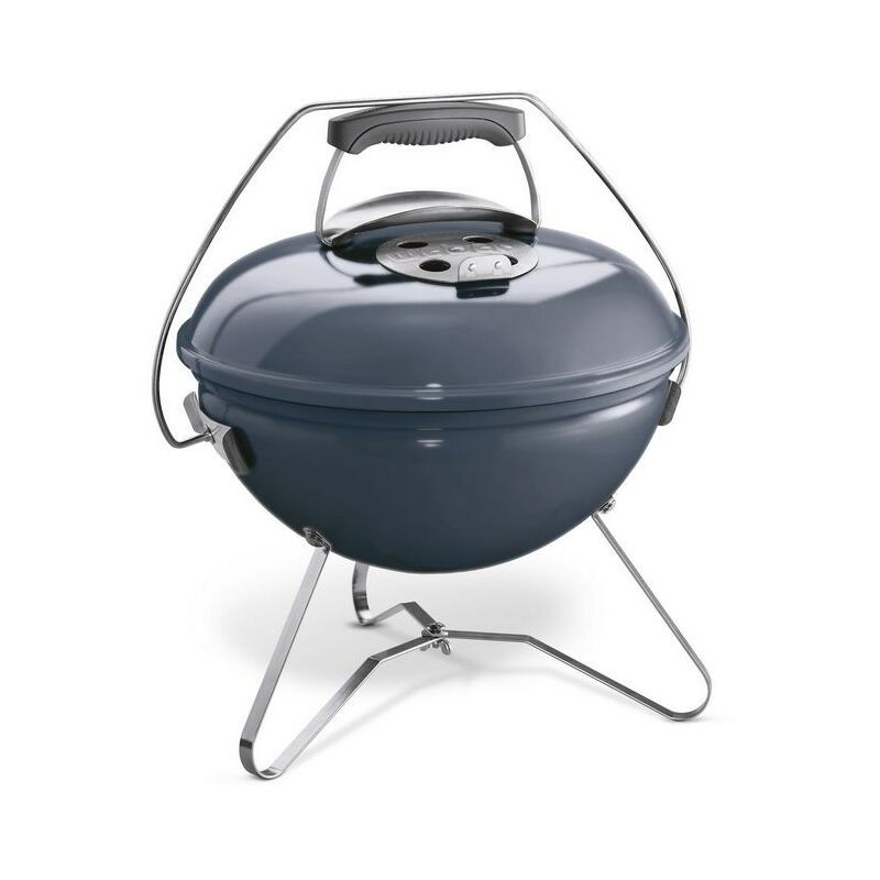 Barbecue Weber Charbon Smokey Joe Premium 37 cm Bleu Ardoise Réf. 1126804