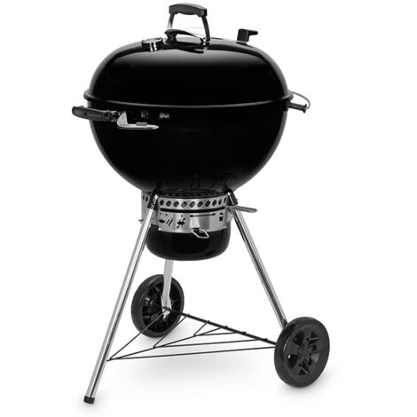 Weber – Barbecue charbon 57 cm – Acier émaillé – Système Gourmet BBQ – Cendrier amovible – Thermomètre intégré – Pour cuisson directe et indirecte - E-5750