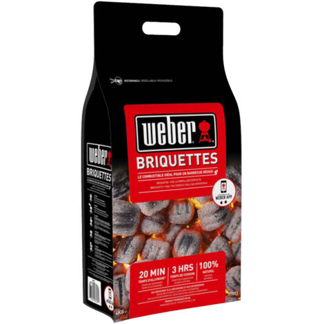 WEBER BRICCHETTI CARBONE DA 4 KG- 1,0 pz