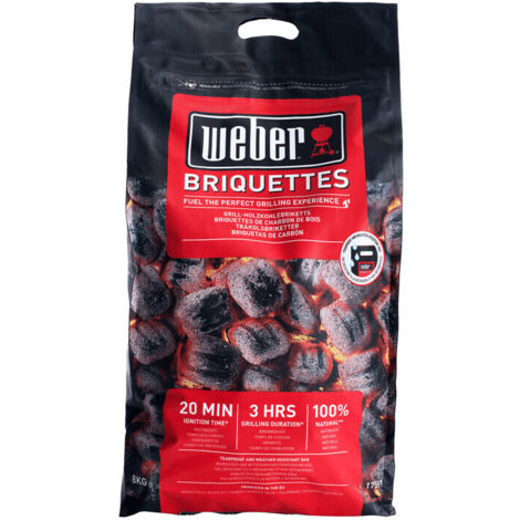 WEBER BRICCHETTI CARBONE DA 8 KG- 1,0 pz