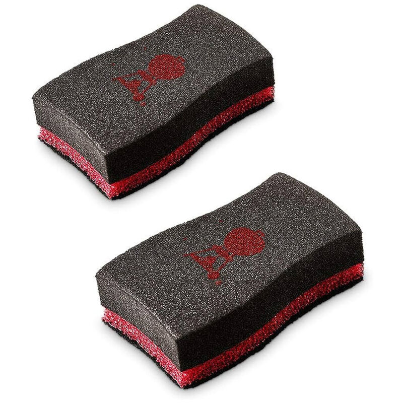 Éponge de Nettoyage WEBER – Lot de 2, Face Abrasive et Douce