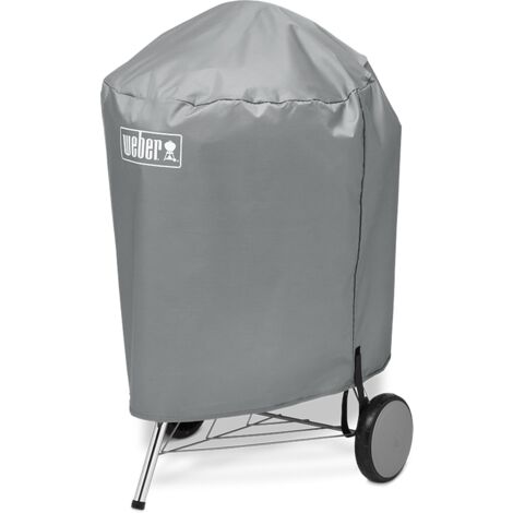 Weber – Housse de barbecue à charbon 57 cm – Polyester robuste et léger – Imperméable et respirante – Sangles en velcro pour maintien sécurisé