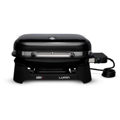 Weber Lumin Elektrogrill Schwarz Kompakt