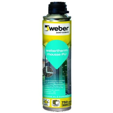 WEBER MOUSSE PU AEROSOL 750ML