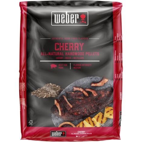 Weber Pellet di Legno di Ciliegio 8 kg