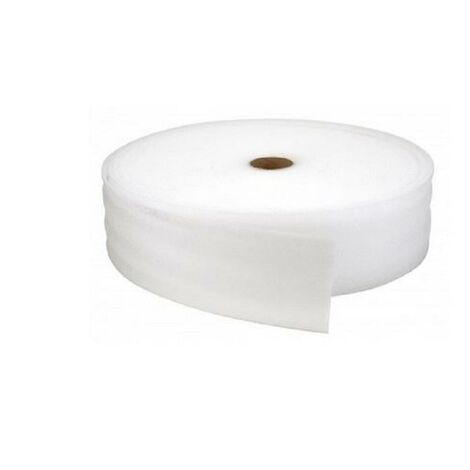 Weber Saint Gobain – Bande périphérique acoustique Tramiplinthe 98 mm – Mousse polyéthylène à cellules fermées – Longueur 50 m – Évite fissurations carrelage