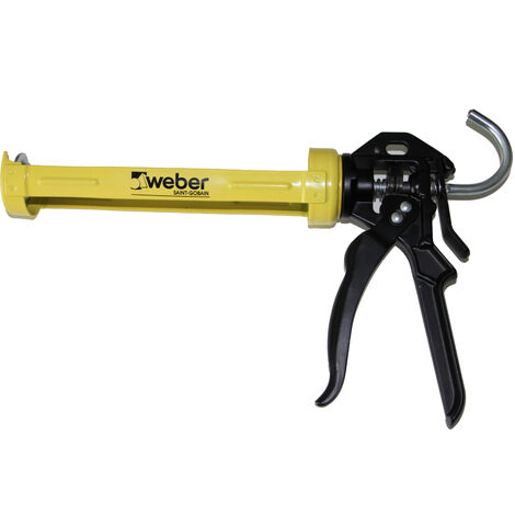 Weber Saint Gobain – Pistolet extrudeur pour mastic 310ml – Application précise de silicones et adhésifs – Pour chantiers humides et espaces confinés