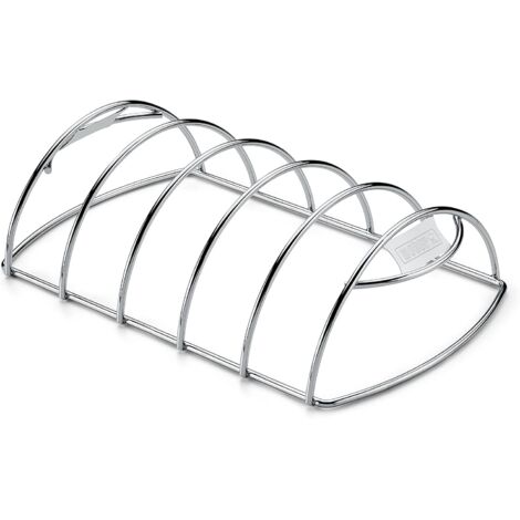 Weber Spare-Rib-Halter für Holzkohlegrills ab 47cm und Gasgrills ab Q 2000 Serie