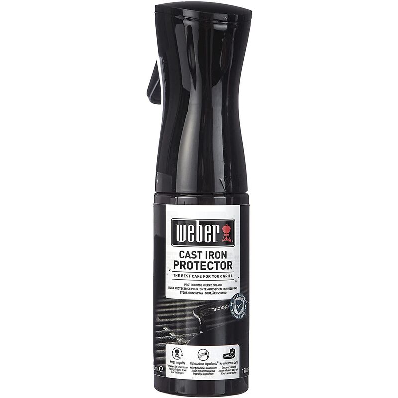 Weber - WBR.17889 Spray Protettivo per Ghisa 200ml Nero