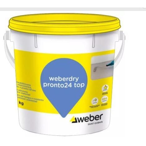 WEBER SAINT GOBAIN Weberdry pronto 24 top kg.5 grigio