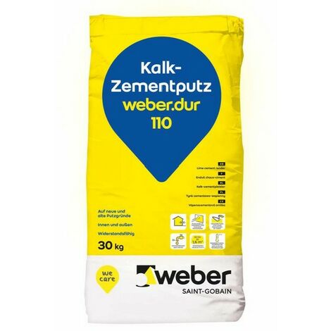weber.dur 110 Kalk-Zementputz, 30 kg