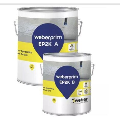 Weberprim ep 2k (kg.3 a+b kg.1) primer epossidico bicomponente a base acqua