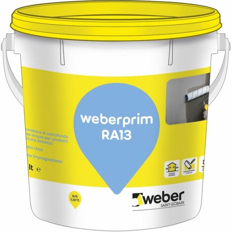 Weberprim ra13 aggrappante incolore secchio lt 15