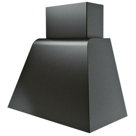 Webmarketpoint – Hotte décorative aspirante inox bruni 80 cm – Débit 300 m³/h – Niveau sonore 54 dB – Éclairage LED – Installation facile 120 mm