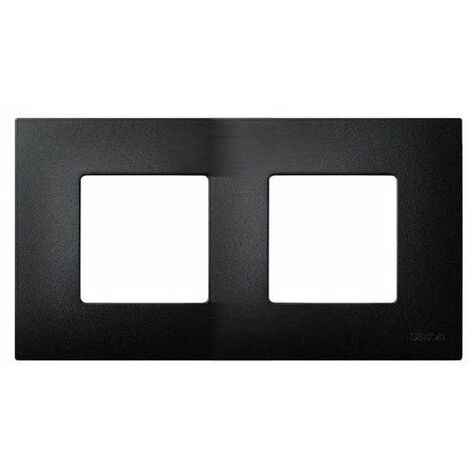 Wechseldeckel SCHWARZ ARTIK 2 Elemente Simon 27 PLAY 2700627-086
