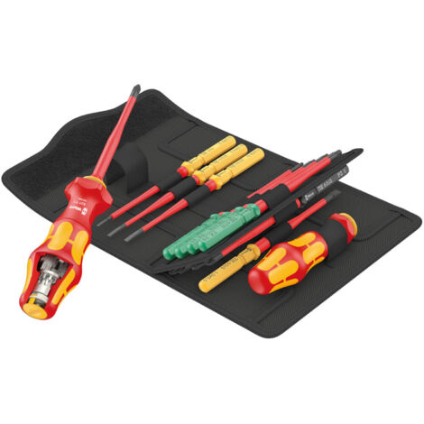 Wechselklingen-Satz Kraftform Turbo VDE Satz 16-teilig Wera