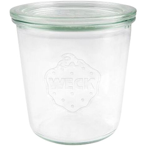 WECK 742 Verre en forme de chute, carton de 6 feuilles de 1/2 l sans anneaux et agrafes Y658572
