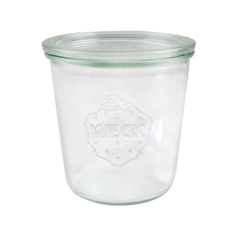 Set 4 bocaux coniques droits 580 ml Weck