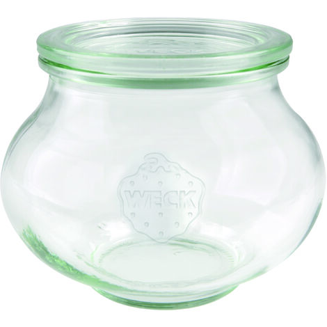Weck Glser Schmuckglser 901, 500 ml (6x Einmachglser, Marmeladenglser) 58311