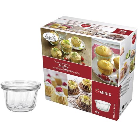 WECK Rundrandglas Gugelhupf 165ml 6er Pack