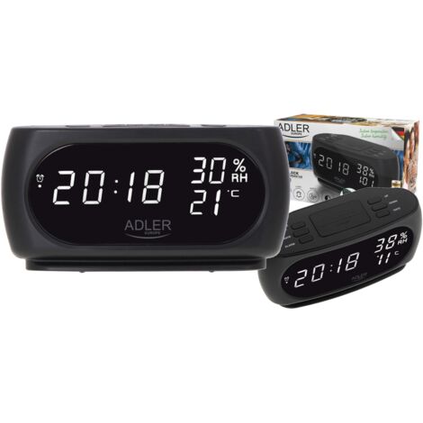 WECKER ALARM SNOOZE TEMPERATUR ADLER AD1186