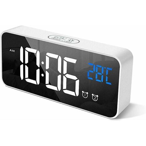 Mini Uhr Elektronische Uhr Digital Tisch Zeit Display Uhr P5X2