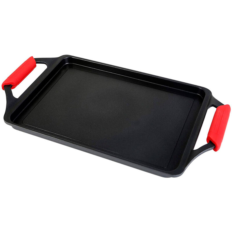 WeCook ECOSTONE Roasting Tray 37x25cm - Eco-Friendly Cast Aluminum, Nonstick Natural Coating, Compatible with All Cooktops, Ideal for Healthy Cooking and Easy Cleaning