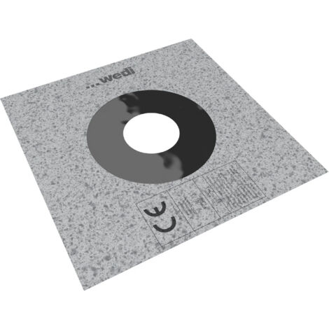 Wedi – Collerette d'étanchéité 10-24 mm – Tissu feutré en polypropylène enduit de TPE – Lot de 10 pièces – Raccordement étanche pour chantiers humides