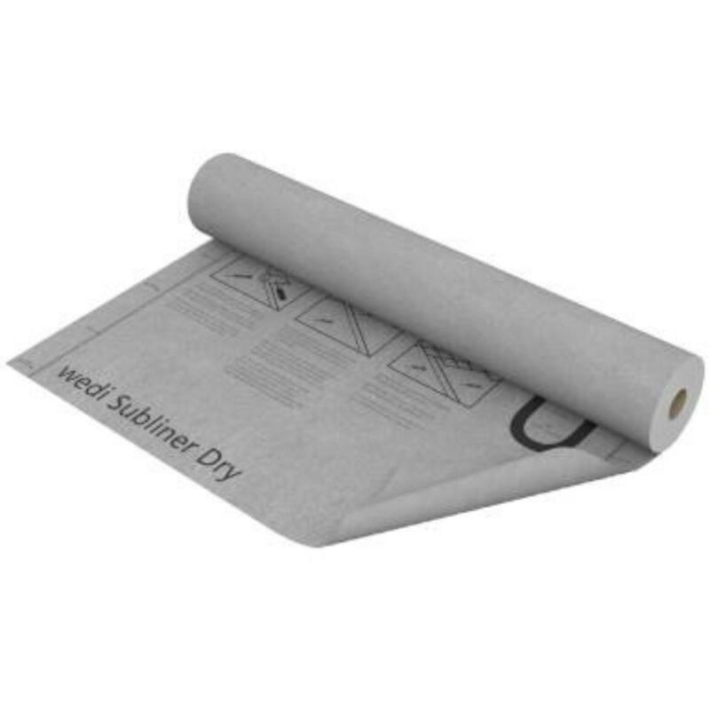Wedi - Natte d étanchéité Subliner Dry support béton 5m x 1m