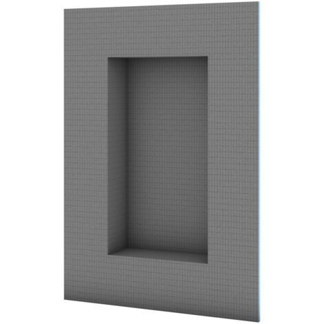 Wedi – Niche de douche 55,4 x 85,4 cm – 100% étanche – Prête à carreler – Installation facile pour espaces humides