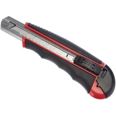 WEDO 78418 Taglierina professionale CON CARICO AUTOMATICO 18 mm - n° 78418 nero/rosso 1 pz.