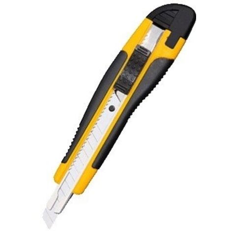 WEDO ALLROUND-CUTTER, KLINGE: 9 MM, SCHWARZ/GELB