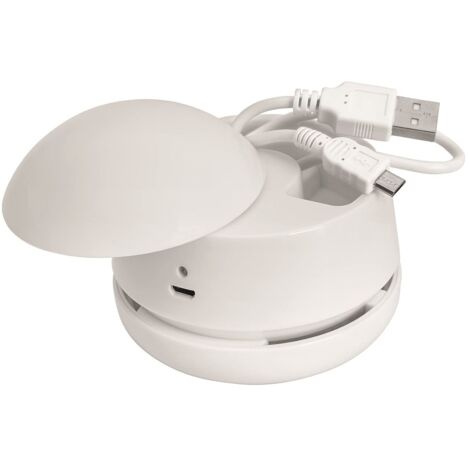 WEDO Aspirapolvere da Tavolo W2D2 20520200, Ricaricabile, con Cavo USB, Bianco, 1 Stück  wiederaufladbar