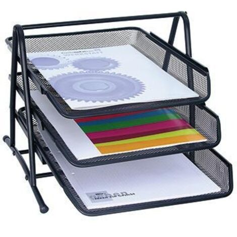 WEDO Briefablage WEDO® OFFICE DIN C4 Metall Farbe: schwarz
