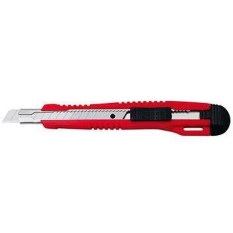WEDO Cutter WEDO® Profi 9mm 143mm Carbonstahl rot/schwarz