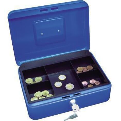 WEDO Geldkassette 145303X 25x18x9cm Größe 3 blau