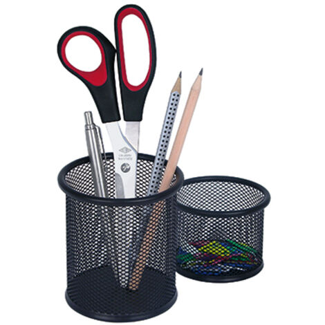 WEDO Köcher-Set WEDO® OFFICE 10 x 8,5 cm 7,5 x 7 cm (D. H) 100 75mm Drahtmetallpulverbeschichtet schwarz
