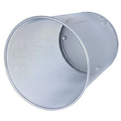 WEDO Papierkorb Office 65254 18l Drahtmetall silber