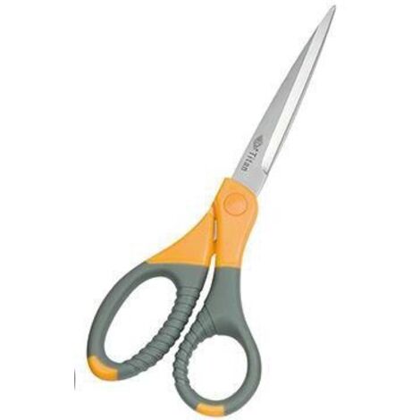 WEDO Schere Titan Plus 9858 21,5cm Edelstahl grau/gelb