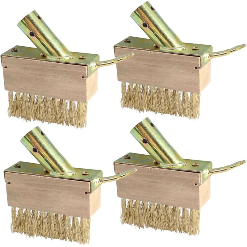 Weed Brush Set, 4 Pieces, Replacement Weed Brushes for Outdoor Patio Paving