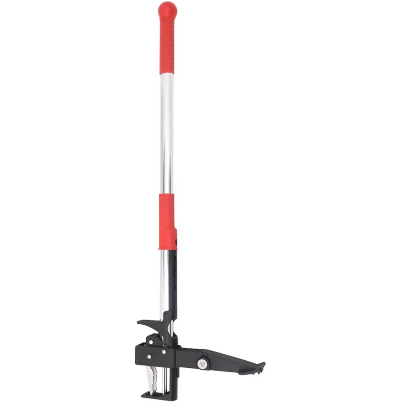 Weed Remover Red And Silver 99.5 Cm Anodised Aluminium Vidaxl