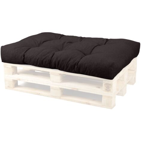 WEELOV Coussin pour palette, matelas, jardin et maison, moderne siège palette:Lot de 1 (siège), DARK-BROWN (marron foncé)