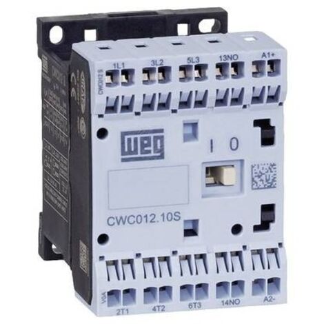 WEG CWC07-10-30D24S Contattore 3 NA 3 kW 230 V/AC 7 A con contatto ausiliario 1 pz.