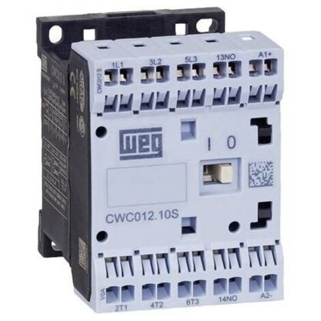 WEG CWC09-01-30D24S Contattore 3 NA 4 kW 230 V/AC 9 A con contatto ausiliario 1 pz.