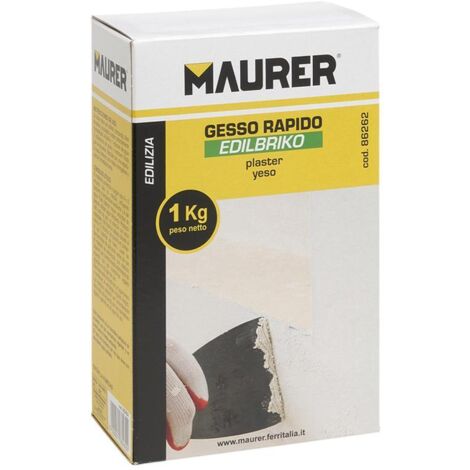 WeGeek - MAURER 14010325 Edil Yeso (Caja 1 kg.), Multicolor