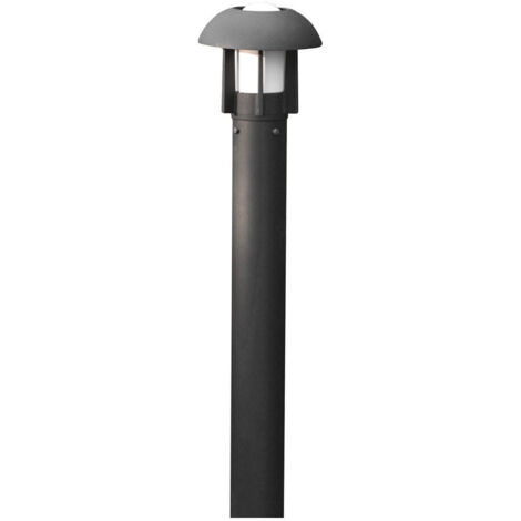 Wegeleuchte / Pollerleuchte HEIMDAL, Höhe 102 cm, Alu schwarz / Glas opal, E27