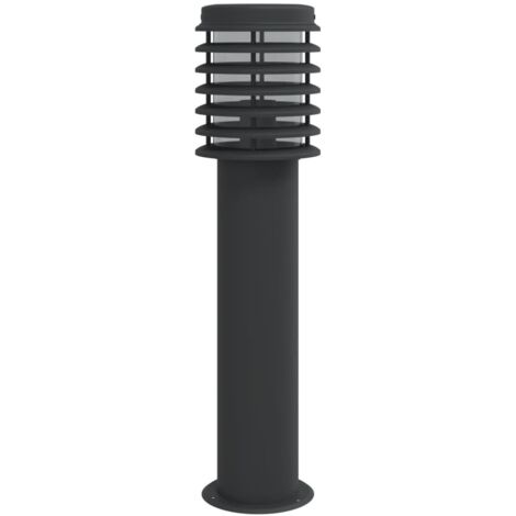 Wegeleuchte Schwarz 60 cm Edelstahl vidaXL