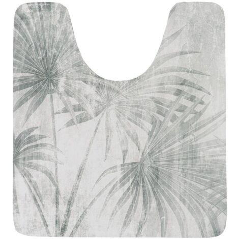 Weiche absorbierende wc-konturmatte 45x50cm - oasis urban - Tendance